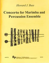 Concerto for Marimba and Percussion Ensemble Score and Parts cover